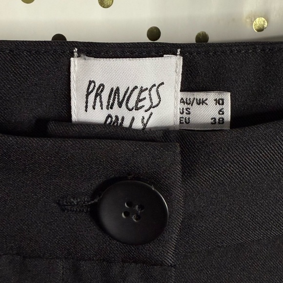 Princess Polly Black Wide-Leg Dress Pants - Picture 5 of 9